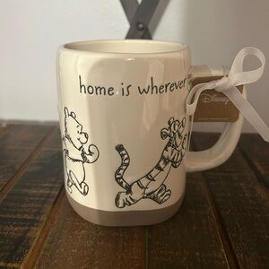 Rae Dunn Disney Winnie The Pooh & Friends HOME IS WHEREVER THERE IS HUNNY Mug